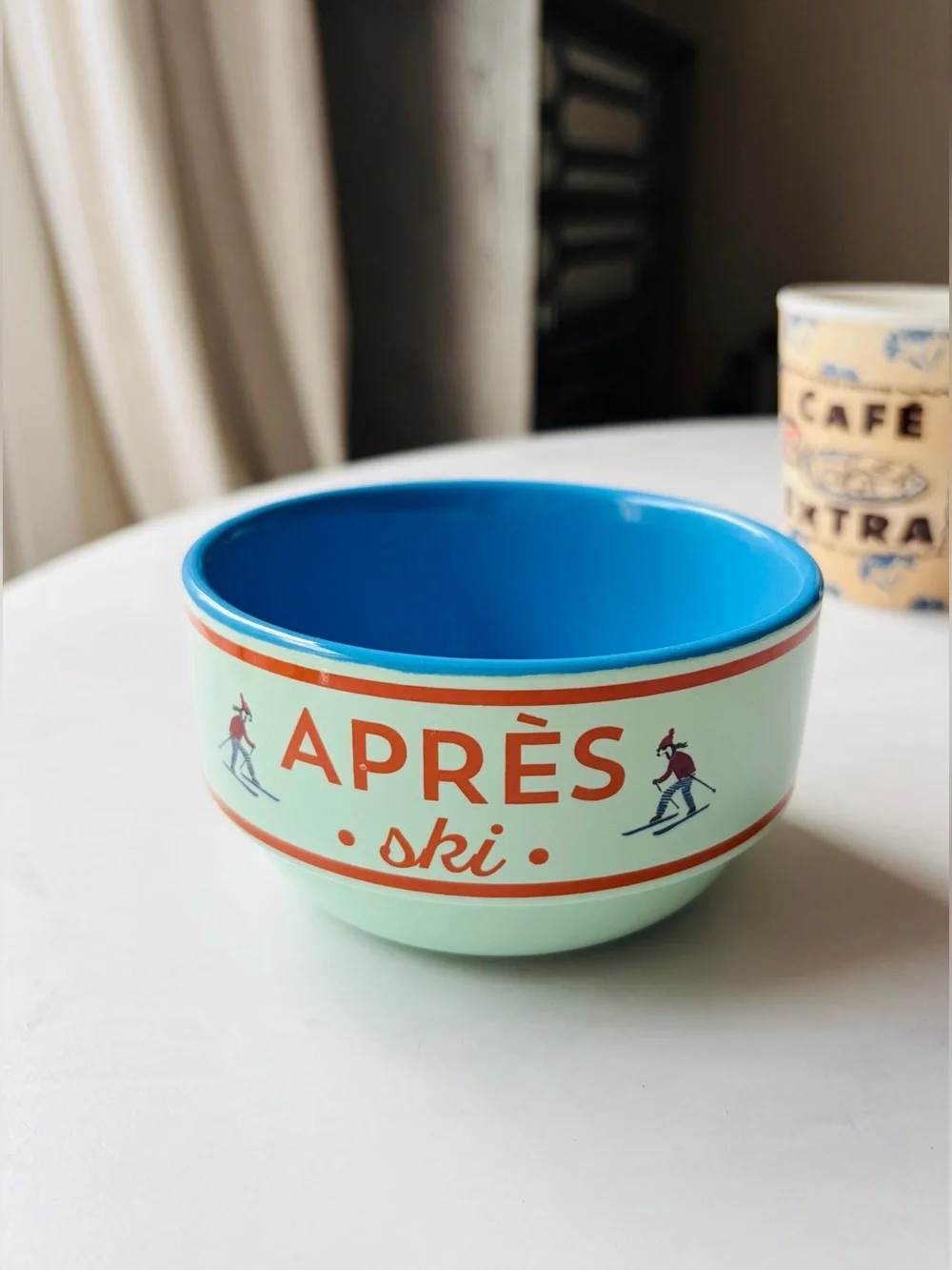 NWT Anthropologie Apres Ski Stoneware Nut Bowl Cereal Bowl Mint